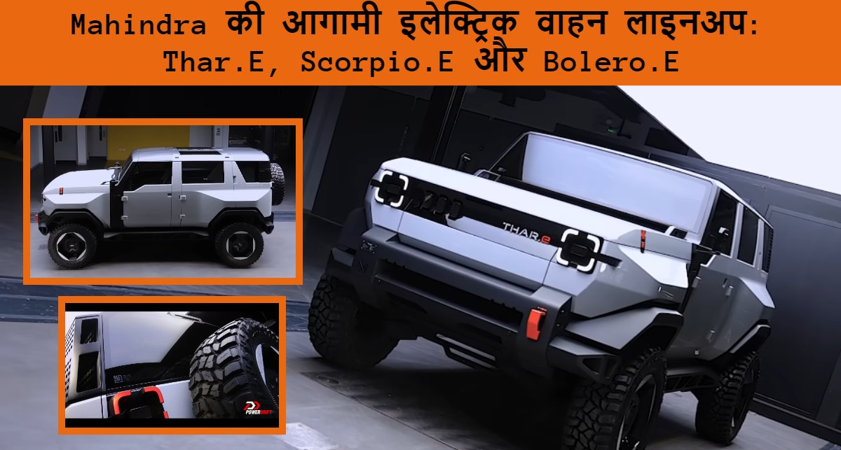 Scorpio E thar e bolero e Mahindra