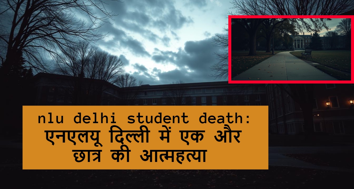 nlu delhi student death